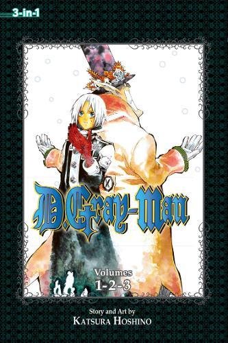 D.Gray-man 3-in-1 manga volume one cover featuring a character in a hat.