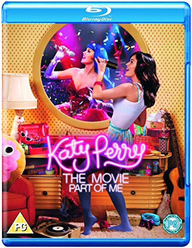 Blu-ray cover for Katy Perry's "Part of Me" movie, featuring Perry twice.