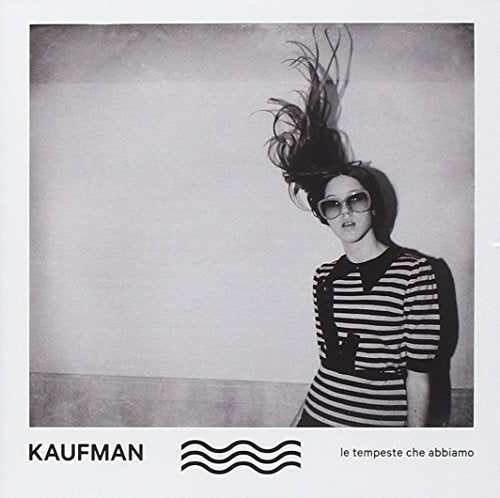 Black and white CD cover with a woman and windswept hair.