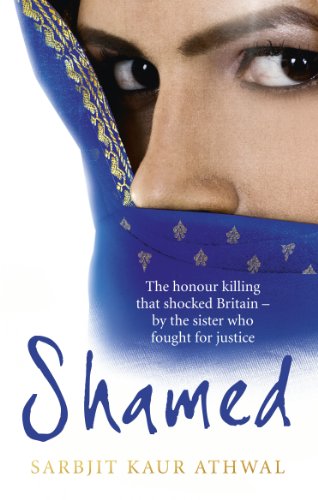 Book cover featuring a close-up of a woman in a blue headscarf.