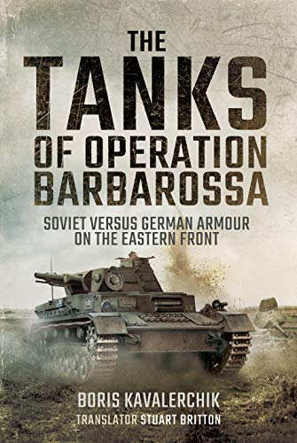 Book cover depicting a German tank in a wartime battlefield scene.