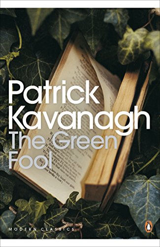 Book cover: "The Green Fool" by Patrick Kavanagh, open amongst ivy.