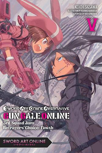 Light novel cover with two women holding guns, anime style illustration.