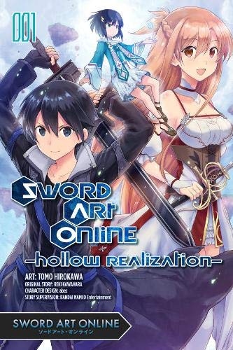 Cover of “Sword Art Online: Hollow Realization, Vol. 1” featuring anime characters with swords.
