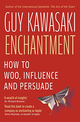 Book cover: "Enchantment" by Guy Kawasaki with an origami butterfly.