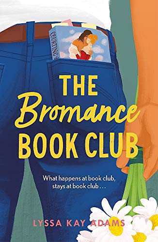Book cover showing person in jeans with a romance novel in their back pocket.