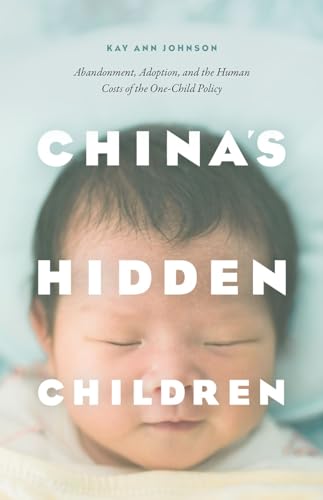 Book cover featuring a sleeping baby with large white text: "China's Hidden Children".