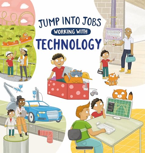 Book cover illustrating children exploring various technology-related careers.