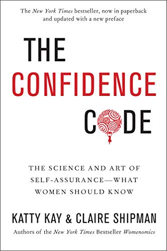 Book cover: "The Confidence Code" by Kay & Shipman, with red and black text.