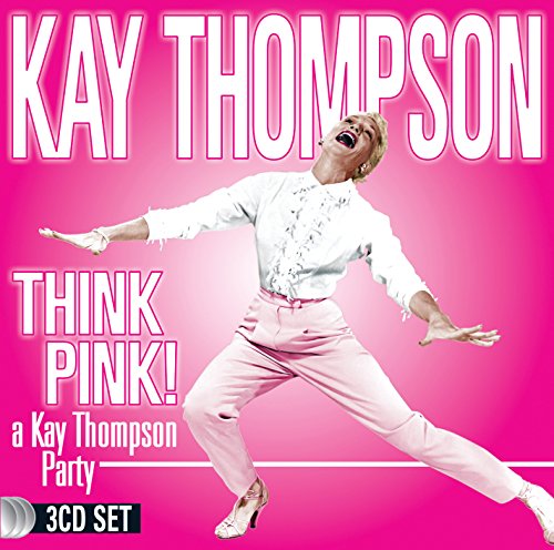 CD cover for Kay Thompson’s “Think Pink!” featuring a pink-clad performer.