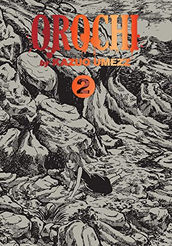 Manga cover featuring a girl crawling on rocky ground with the title Orochi above.