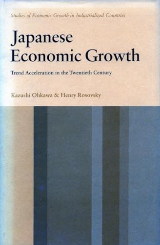 Book cover: “Japanese Economic Growth” with blue striped bottom.