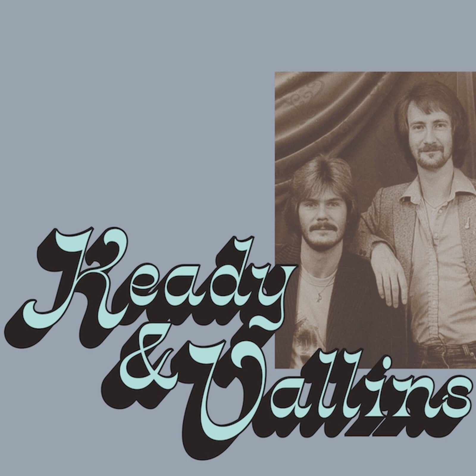 Album cover for Keady & Vallins featuring two men and script lettering.