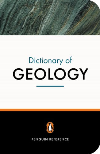 Book cover: "Dictionary of Geology" with a marbled stone image.
