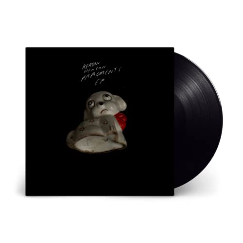 Black vinyl record with cover art featuring a sad teddy bear.