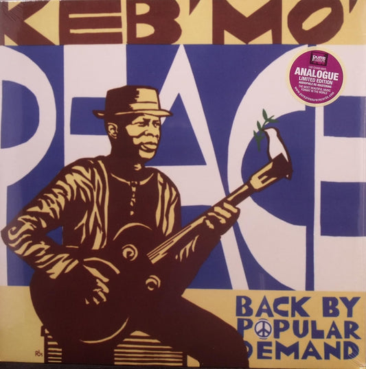 Keb Mo album cover, "Peace...back By Popular Demand" vinyl record.