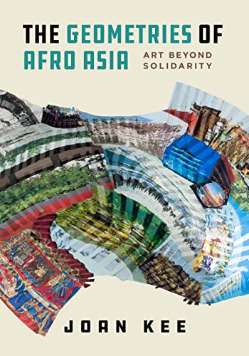 Book cover with collage of architectural and textile imagery, titled "The Geometries of Afro Asia.