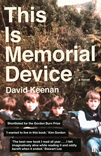 Book cover featuring four boys sitting on a bench in front of trees.
