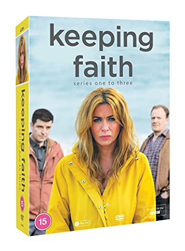 DVD box set cover with a blonde woman and two men against a blue sky.