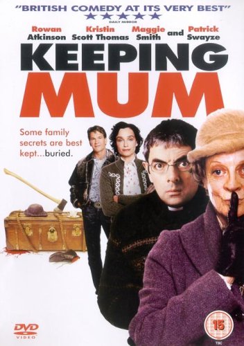Keeping Mum" DVD cover featuring Rowan Atkinson, Kristin Scott Thomas, and others.