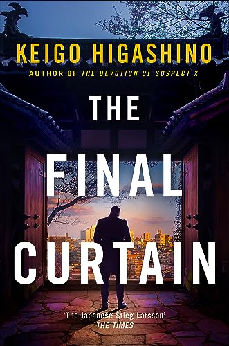 Book cover: man standing in doorway overlooking a city skyline.