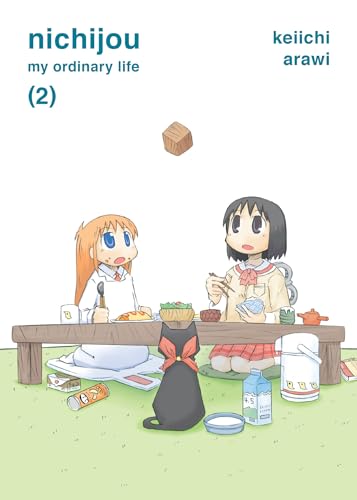 Manga cover with two girls, a cat, and food on a picnic blanket.