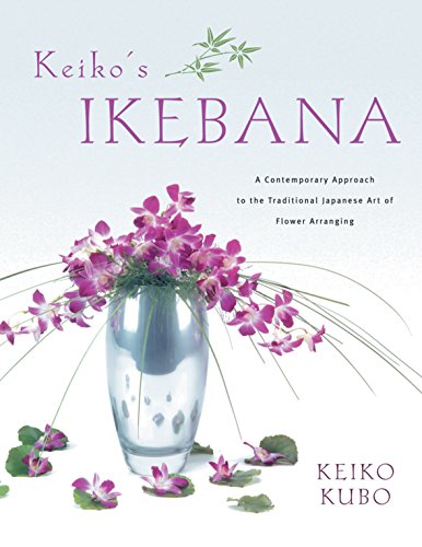Book cover featuring a glass vase with purple orchids and green leaves.