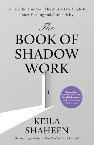 Book cover: "The Book of Shadow Work" by Keila Shaheen, with doorway image.
