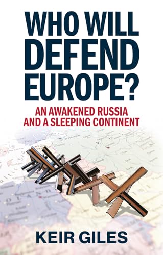 Book cover showing anti-tank obstacles over a map of Europe with title and author.