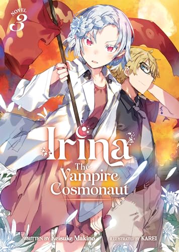 Light novel cover featuring three anime-style characters amidst falling petals.