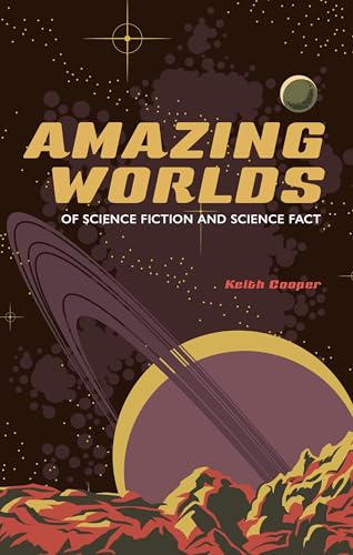 Book cover: “Amazing Worlds” with planets, rings, and a rocky landscape.