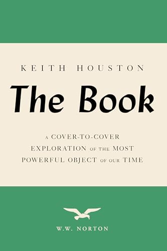 Book cover: "The Book" by Keith Houston, with green and beige design.