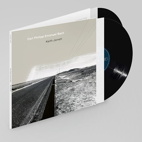 Vinyl record and album cover for Keith Jarrett’s Bach sonatas.