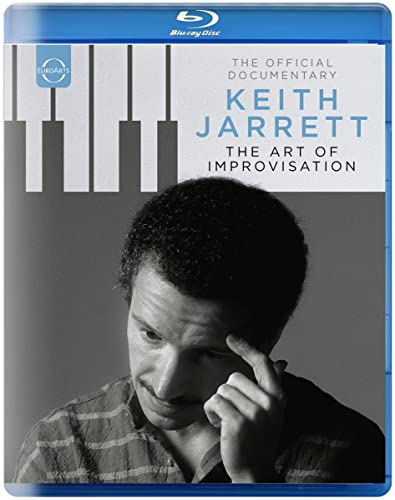Blu-ray cover featuring pianist Keith Jarrett in black and white.