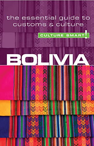 Book cover for Bolivia Culture Smart featuring colorful traditional Andean textile patterns and text.
