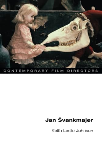 Book cover featuring a doll with a horse skull, titled "Jan Švankmajer".