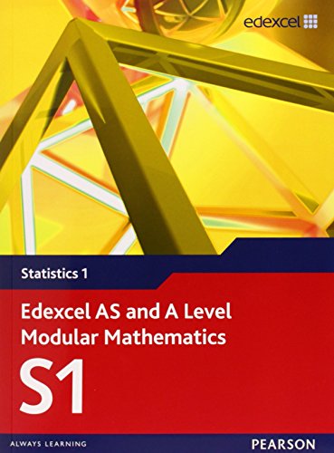 Textbook cover for Edexcel AS/A Level Modular Mathematics: Statistics 1.