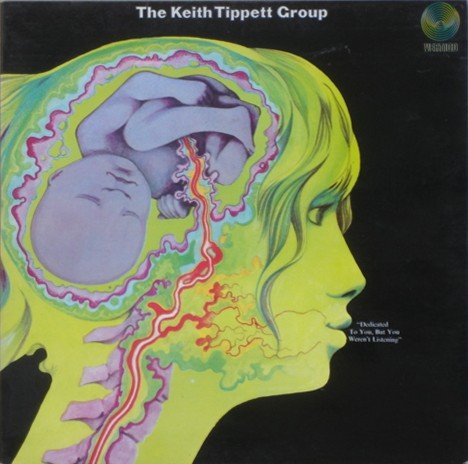Album cover: yellow profile with internal organs illustrated in purple and red.