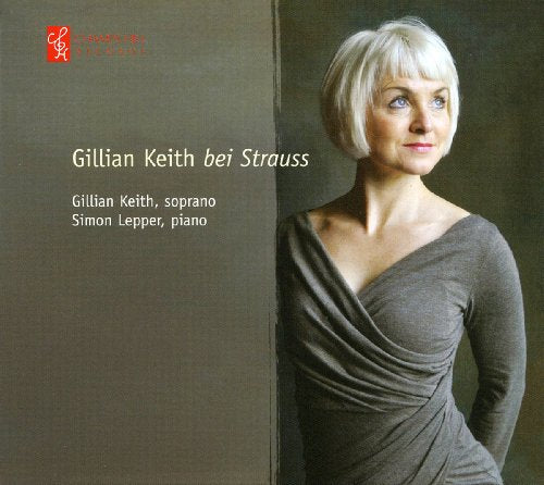 CD cover featuring portrait of soprano Gillian Keith with pianist Simon Lepper.
