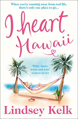 Book cover: “I Heart Hawaii” with a hammock, palm trees, and beach scene.