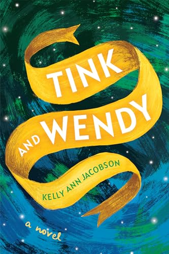 Book cover with title “Tink and Wendy” on a swirling blue background.