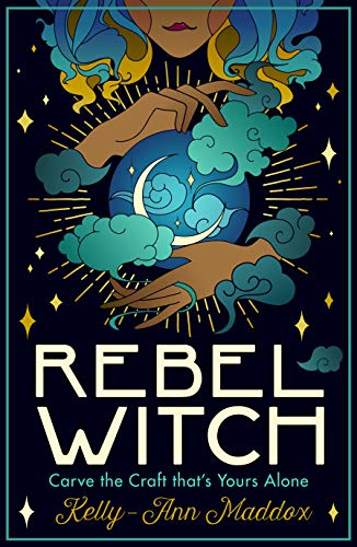 Book cover showing hands holding a glowing moon surrounded by clouds against dark background.