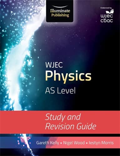 Physics AS Level study guide cover with nebula background.