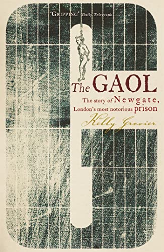 Book cover: "The Gaol" depicting a hanging figure and prison bars.