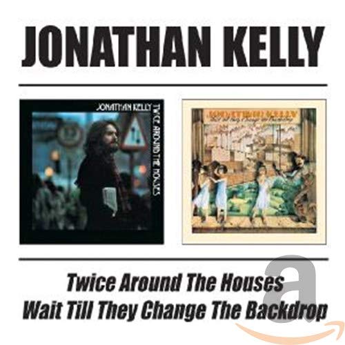 CD cover for Jonathan Kelly’s “Twice Around The Houses” with artwork.
