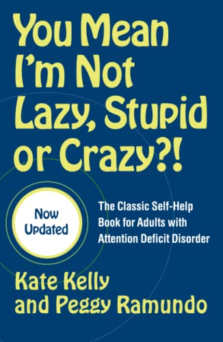 Book cover with yellow text on a blue background by Kate Kelly and Peggy Ramundo.