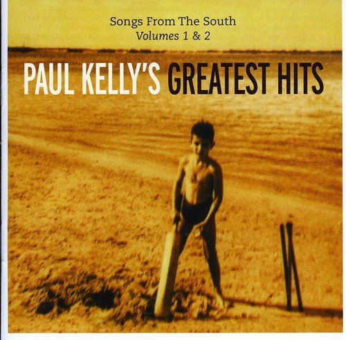 CD cover: Paul Kelly’s Greatest Hits with a boy on a beach.