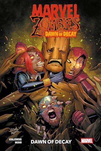 Comic book cover featuring zombie versions of Marvel characters, Star-Lord prominent.