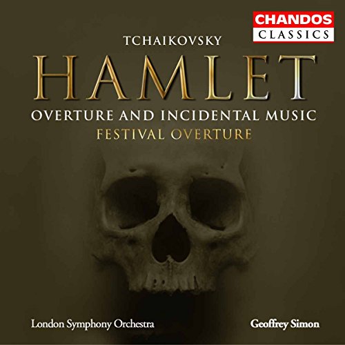 CD cover for Tchaikovsky’s “Hamlet” featuring a skull image.