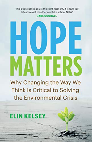 Book cover: "Hope Matters" with a seedling growing from cracked earth.